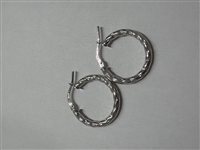 Orecchini Domar Donna Cerchi argento 925 diamantati in Argento ORAR-496-280